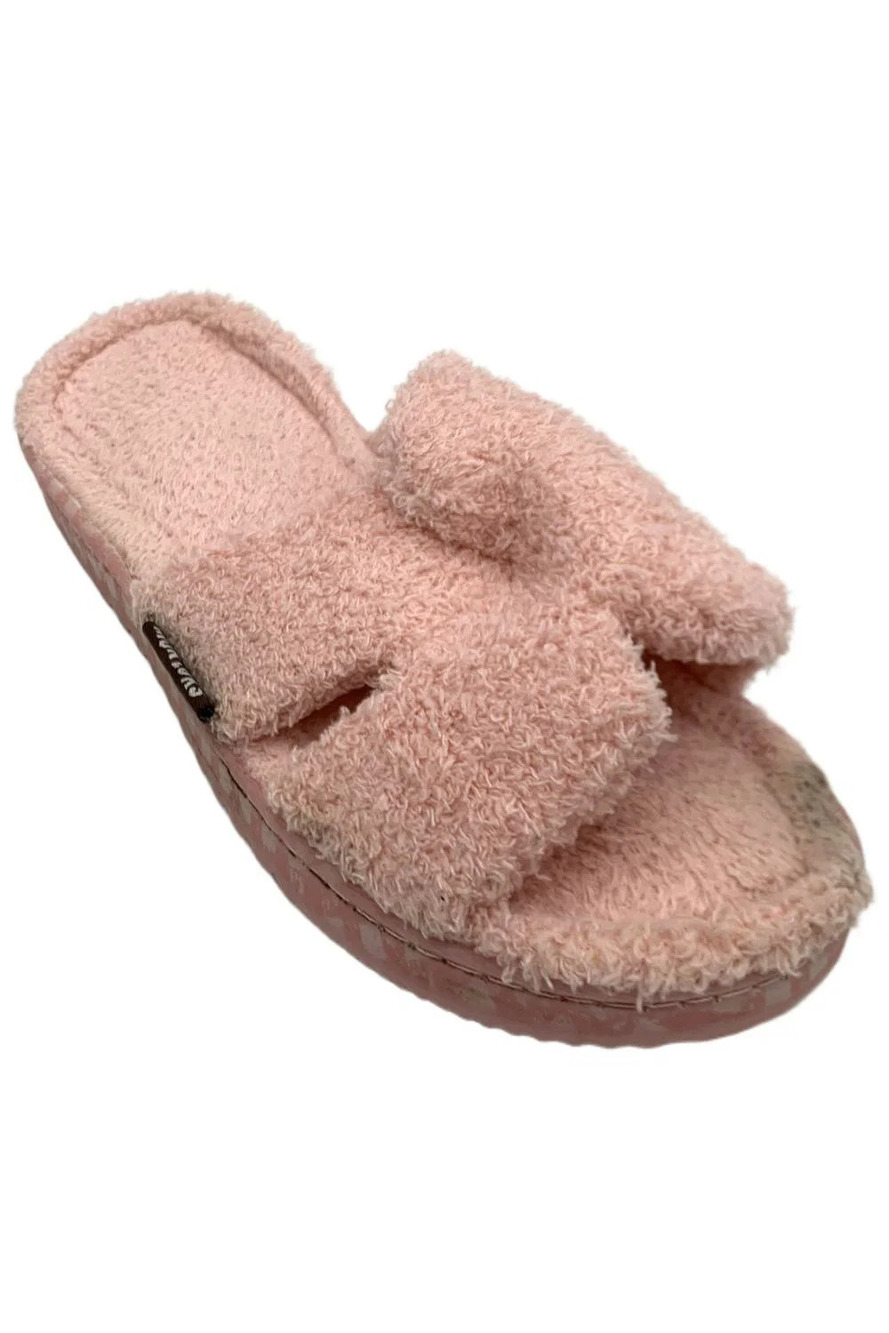 MUK LUKS Women's Cecilia Slide Slipper Light Pink -